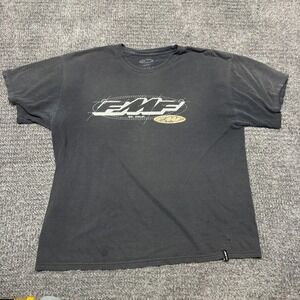 FMF Mens Vintage Distressed T-Shirt XL Gray Motocross Racing So Calif